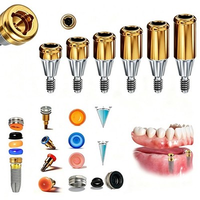 US Zest Locator abutment Anchor fits NOBEL NobelActive Conical Connection NP/RP
