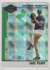 2008 Topps Co-Signers Hyper Plaid Green /25 Jake Peavy #090