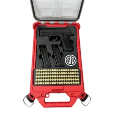 Sig Sauer P320 XCompact Insert for Milwaukee Packout – Holds 2 Mags + 95 Rounds