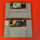 Lot of 2 Super Nintendo (SNES) pilot games - Wing Commander Secret & Wings 2