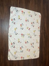 Dundee Mickey Mouse Minnie Donald Duck Disney Cotton Baby Blanket Nylon Trim