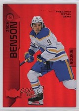 2023-24 Skybox Metal Universe Rookies PMG Red 65/100 Zach Benson #191 0rb9