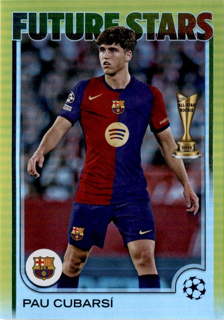 2024-25 Topps Uefa Club Competitions - Pau Cubarsi #196 for sale