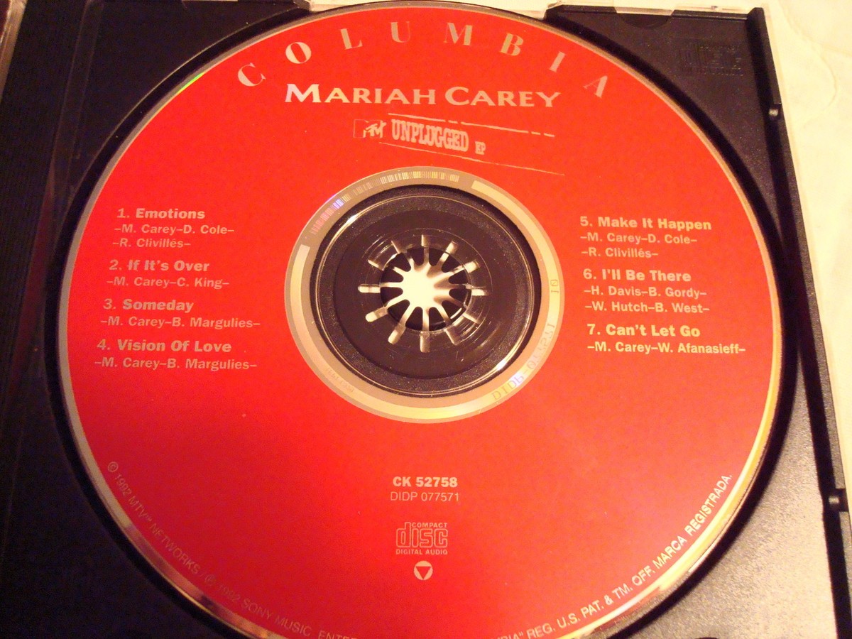 MARIAH CAREY-MTV UNPLUGGED EP-COLUMBIA CK 52758 CD | eBay