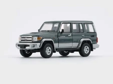 BM Creations Toyota Land Cruiser LC76 - Dark Grey - LHD 1:64 Diecast Car 64B0345