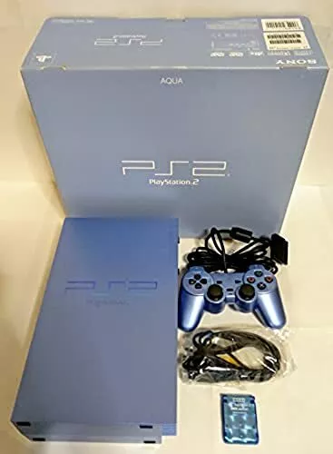 Sony Playstation 2 Aqua Blue Console PS Boxed eBay
