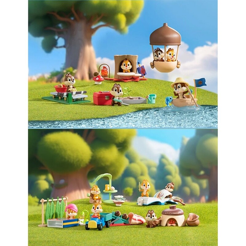 POP MART DISNEY CHIP 'N' DALE DAILY SERIES SCENE FULL SETS (All