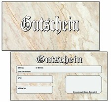 100 Geschenkgutscheine Gutscheinkarten Gutschein retro neutral Wellness v10