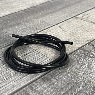 Conductive Rubber Tubing 4mm OD 1.75 mm ID 1m DIY EMI Shielding Craft Hobby TENS