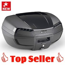 GIVI E46NB Riviera Black Edition Monolock Topcase, 46 litri con piastra di montaggio