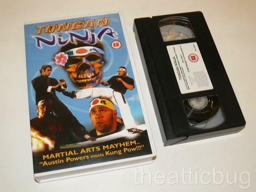VHS Video ~ Tongan Ninja ~ Original Large Case Ex-Rental ~ New Zealand Film - 第 1/1 張圖片