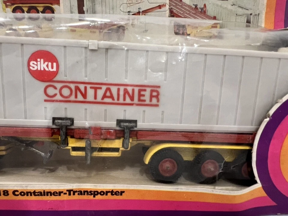 Contenedor-transportador Siku Hanomag/Henschel 318 como nuevo en caja mediocre vendedor de EE. UU. Foto 4 de 4