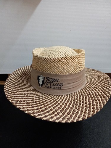 AHEAD Fine Hats Woven Straw Golf Hat 