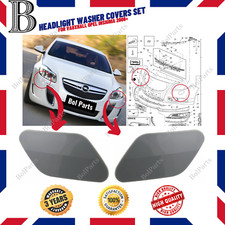 Headlight Washer Cover Set LEFT&RIGHT for Vauxhall Opel Insignia 1452017 1452018