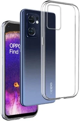 COVER CUSTODIA PER OPPO FIND X5 LITE TRASPARENTE TPU SLIM MORBIDA ULTRASLIM SOFT