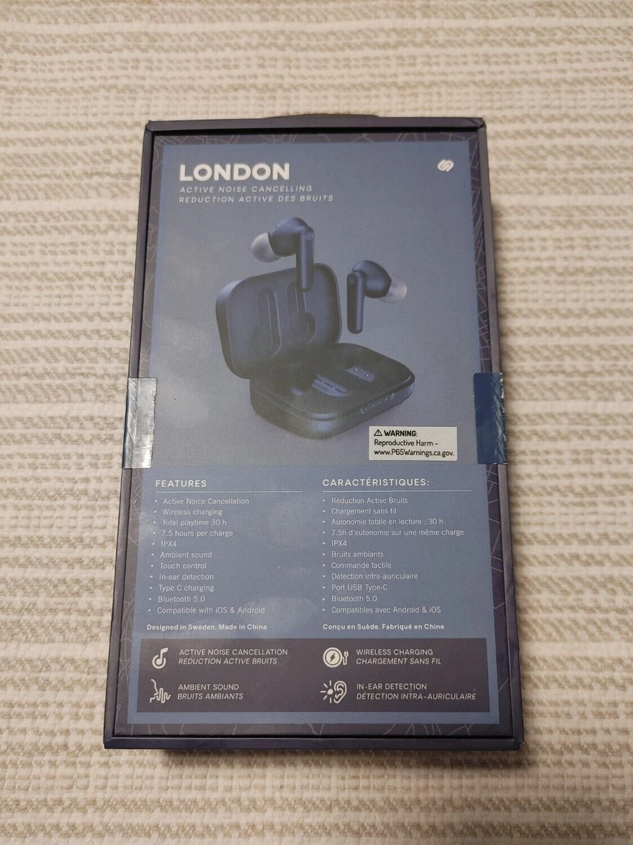 Urbanista London True Wireless Earbuds Active Noise Cancelling- Dark  Sapphire | eBay