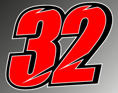 3 X Custom Racing Numbers - Vinyl Stickers Decals - Race Motorbike Mx ...