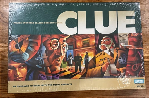 VTG 2005 CLUE Classic Detective Game New 2 to 6 Players 8+ Parker Bros.