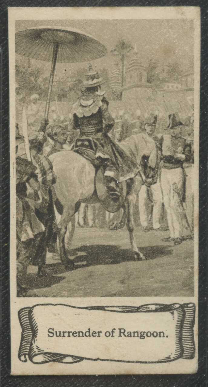 1936 Rothman's Landmarks in Empire History #27 Surrender of Rangoon