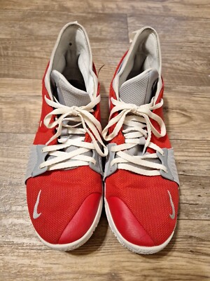 NIKE Paul George PG ID Men’s Basketball Shoes Size 15 C10280-991  Red/White