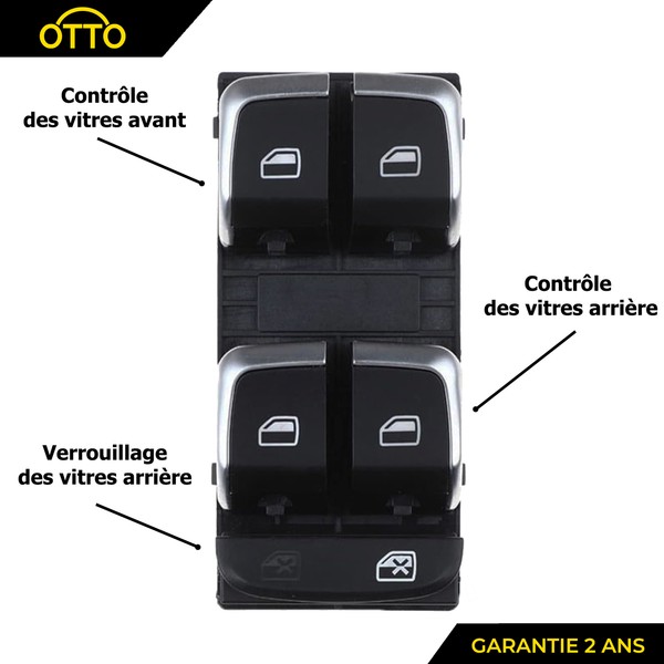 Partsline Platine FüR Fensterheber Vorne Links Audi A1 A4 A5 Q3 Q5 8K0959851F-image