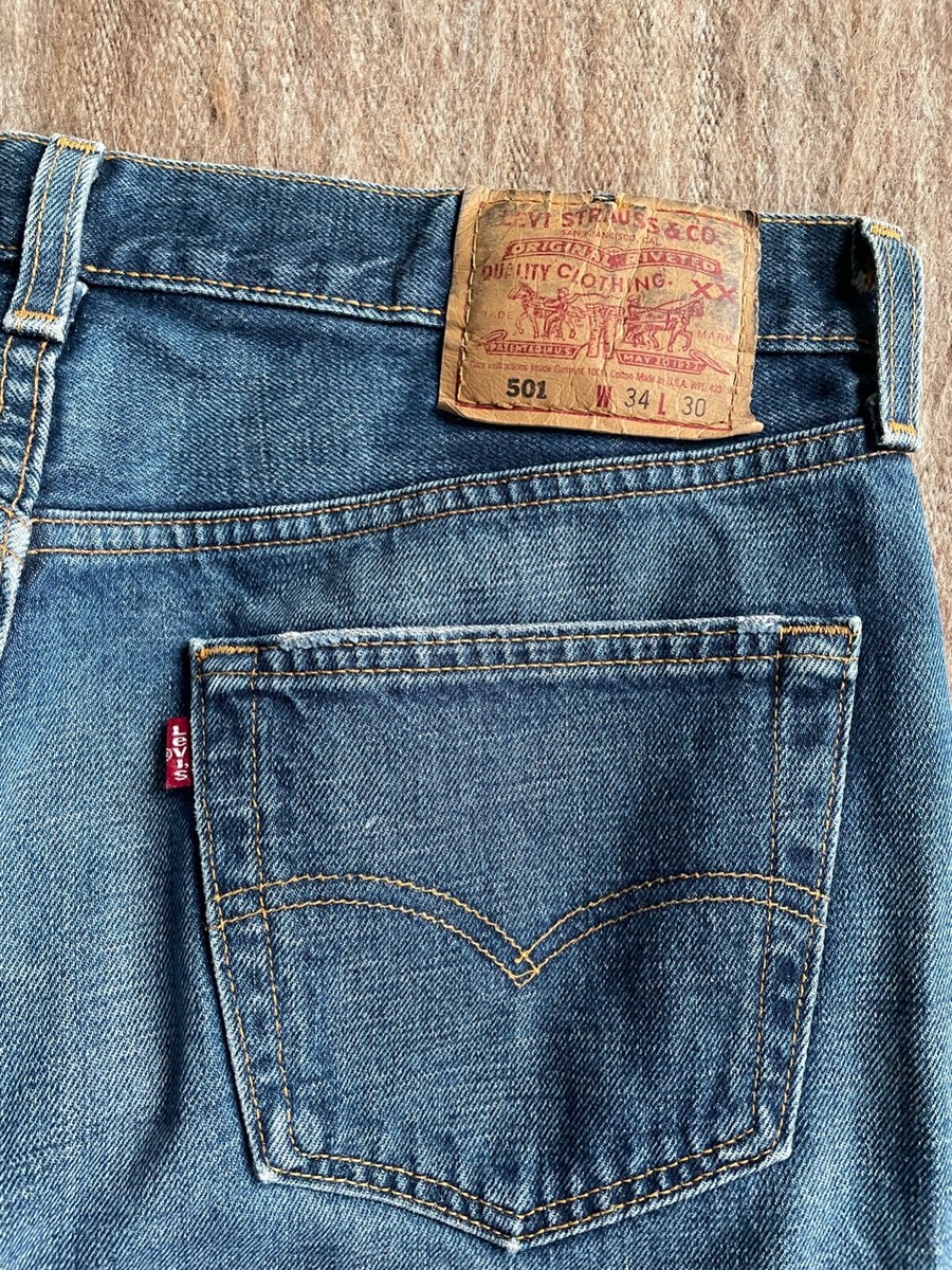 パンツ 90s levis W30 L34 made in usa denim Levi's USA Made Vintage 90s Men's Denim Jeans Size W 34 L 30