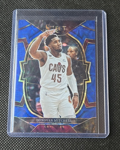 2022-23 Panini Select Donovan Mitchell Concourse Blue Scope Prizm /249 Cavs