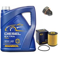MotoröL Set 10W40 5 Liter + ÖLfilter + ÖLablassschraube FüR Audi 100 VW Passat