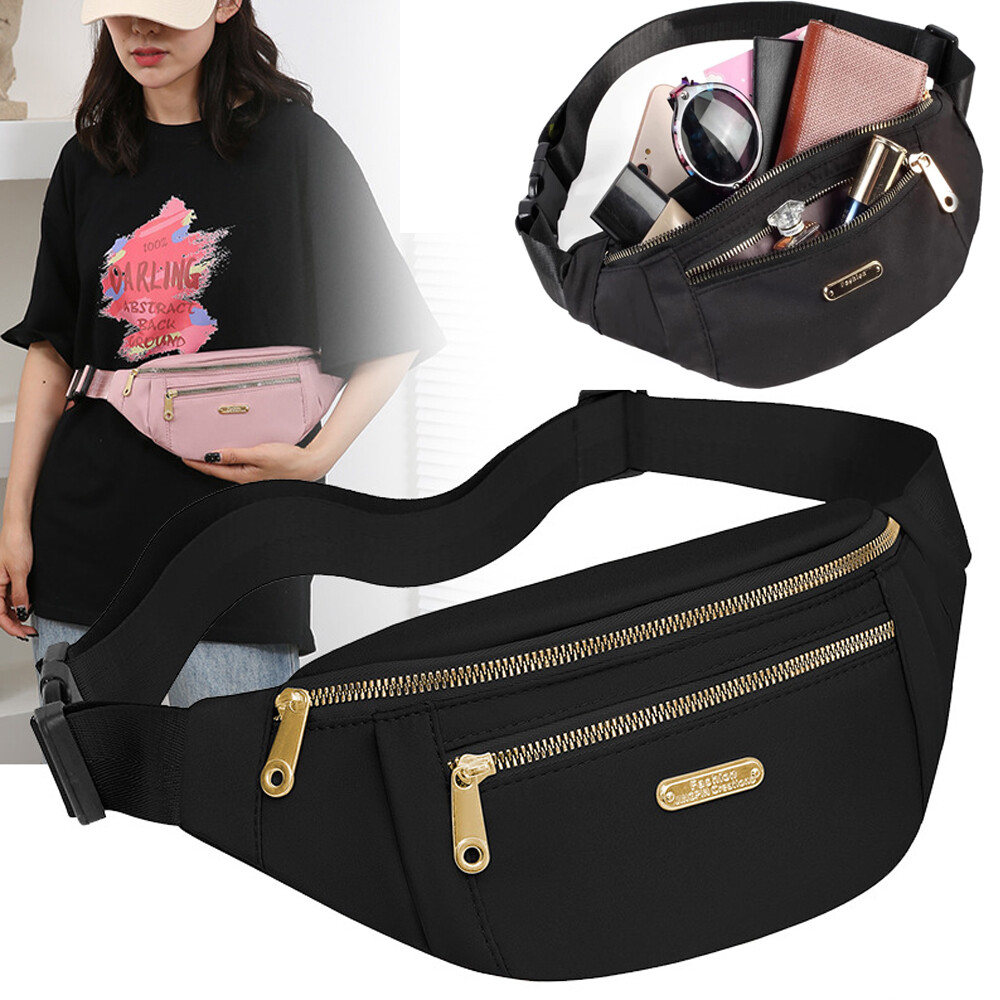 1/2 Pcs Women Fanny Pack Waist Pack,Fashion Waist Bag for