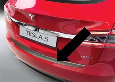 Ladekantenschutz schwarz für Tesla Model S ab Baujahr 06.2012-