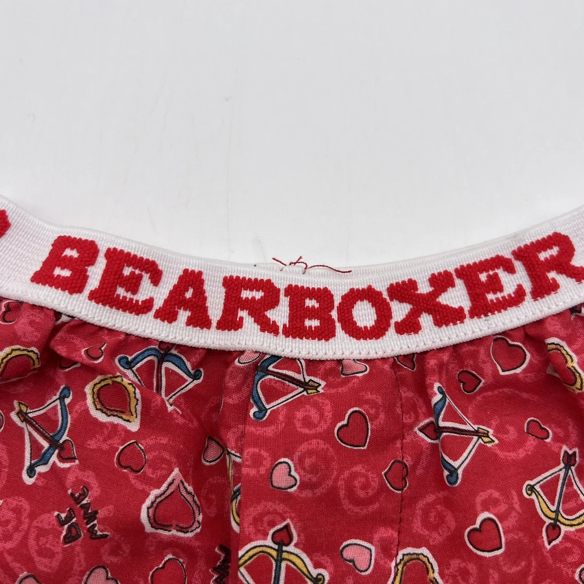 Build A Bear Be Mine Red Heart Boxers Shorts Underbear Undies Teddy  Underwear