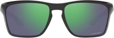 Oakley Men's Oo9448 Sylas Rectangular Sunglasses Black Ink/Prizm Jade 57mm