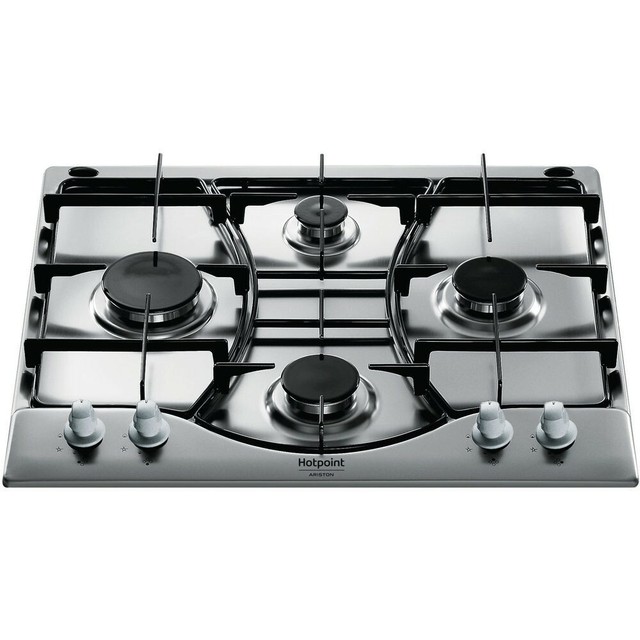 Piano Cottura 4 Fuochi Ariston a Gas 60 cm Incasso Inox EHP 640 X//HA