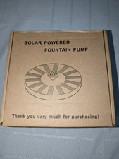 Solar Power Bird Bath Fountain Pump Upgrade 1.5W Solar Fountain With 5 Nozzles