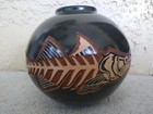 Enmanuel Maldonado Pottery Vessel with Fish Nicaraqua — photo 1