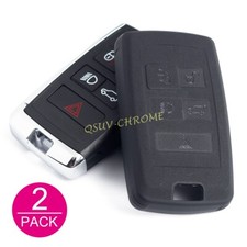 For Range Rover Evoque Velar Discovery Sport Matte Black Key Cover Chain Case