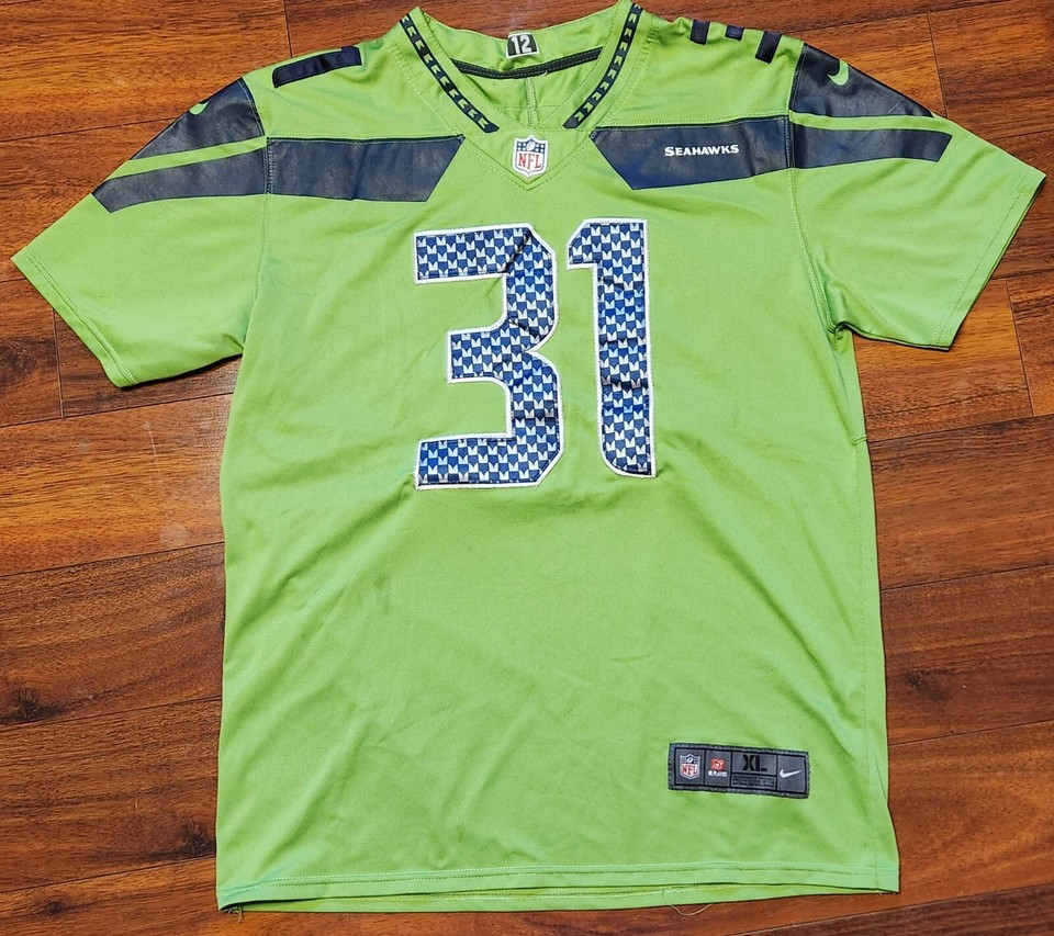 NIKE Seattle Seahawks CAM CHANCELLOR 31 NFL Jersey Men's XL Stitched