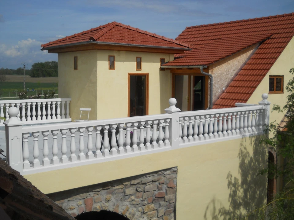  Balustraden Balkongeländer Balustrade Baluster Beton-Geländer Zaun Säule - Bild 2 von 4