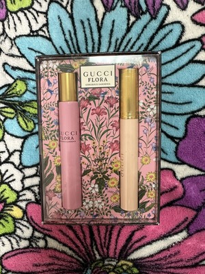 Gucci Flora Gorgeous Gardenia 10ml Eau De Parfum Spray & Mascara L'Obscur   Set