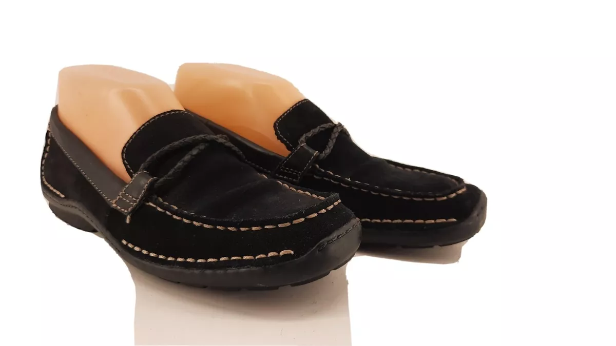 Timberland black cheap loafers