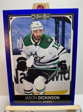 JASON DICKINSON 2021-22 O-Pee-Chee Hockey #194 BLUE Border Parallel Dallas Stars