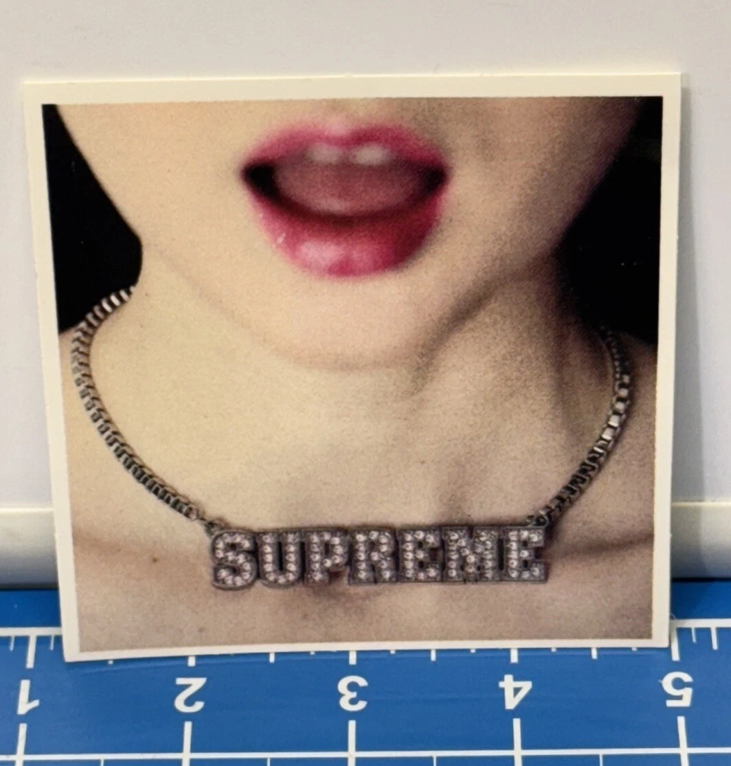 Rare autocollant Supreme Skateboard authentique avec collier envoi suivi