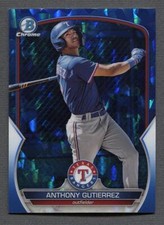 2023 Bowman Chrome Sapphire Edition Prospects #BCP-166 Anthony Gutierrez