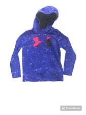 Under Armour By Cold Gear Sweater Blue Color Size YLG Excellent Condition
