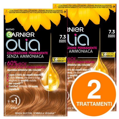 Garnier Olia Tinta Capelli Colorazione Permanente Trattamento Senza Ammoniaca - Foto 20 di 27
