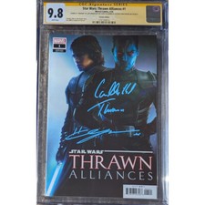 Star Wars: Thrawn Alliance #1 variant__CGC 9.8 SS__Signed by Christensen and ...