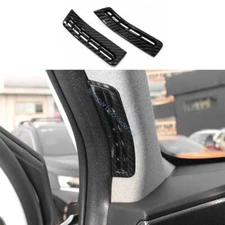 For Hyundai Santa Fe 19-23 Carbon Fiber A Pillar Post Air Outlet Vent Cover Trim