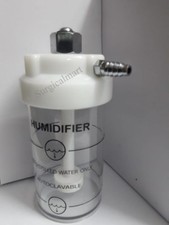 Oxygen Humidifier Bottle (200ml) metal nut type Autoclavable  Fast Shipping