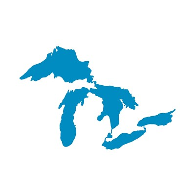 #ad #ad Michigan Great Lakes Outline Vinyl Decal Car Window Laptop WA Sticker $7.64