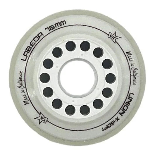 Juego de ruedas Labeda 80 mm/76 mm Hilo Union X-Soft en línea interior patinete hockey Foto 2 de 4